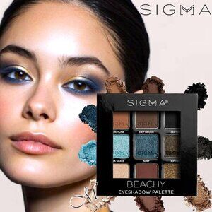 SIGMA Beauty BEACHY Eyeshadow Palette - Nine (9) Bold Hues 62.9g NIB